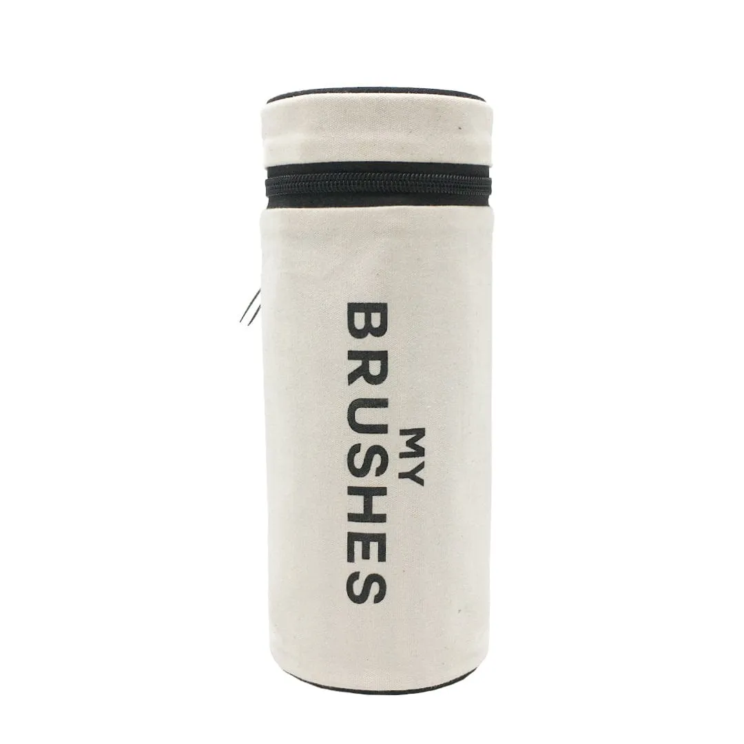 Brushes, Cylinder Case, Cream