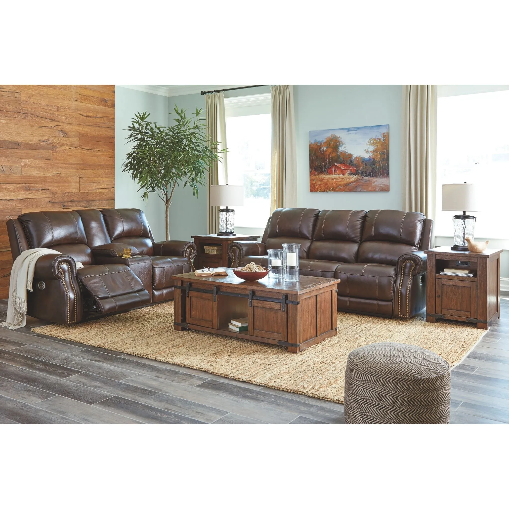 Buncrana Power Reclining Sofa with Adjustable Headrest