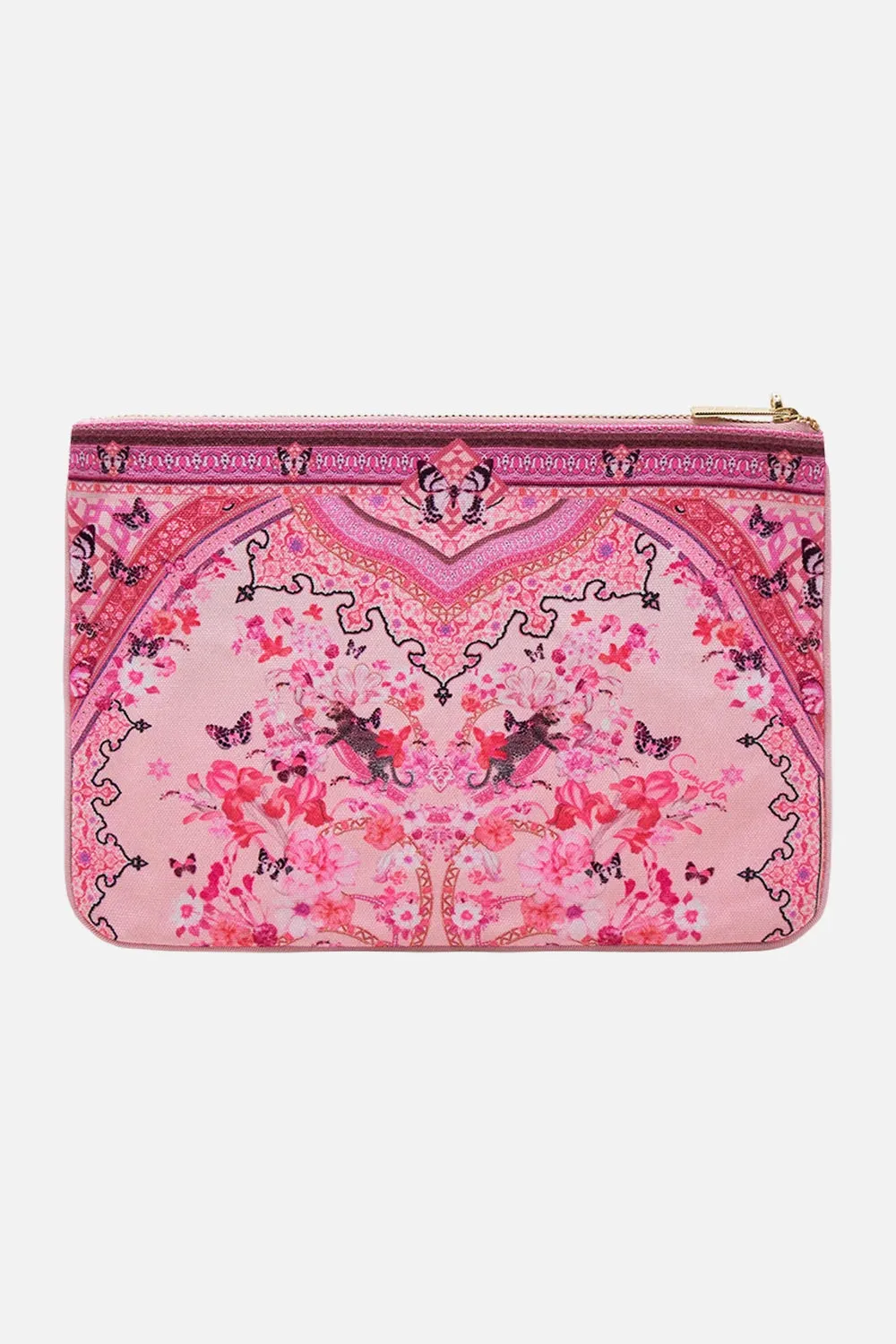 CAMILLA | BOTANICAL NOVELLA SMALL CANVAS CLUTCH