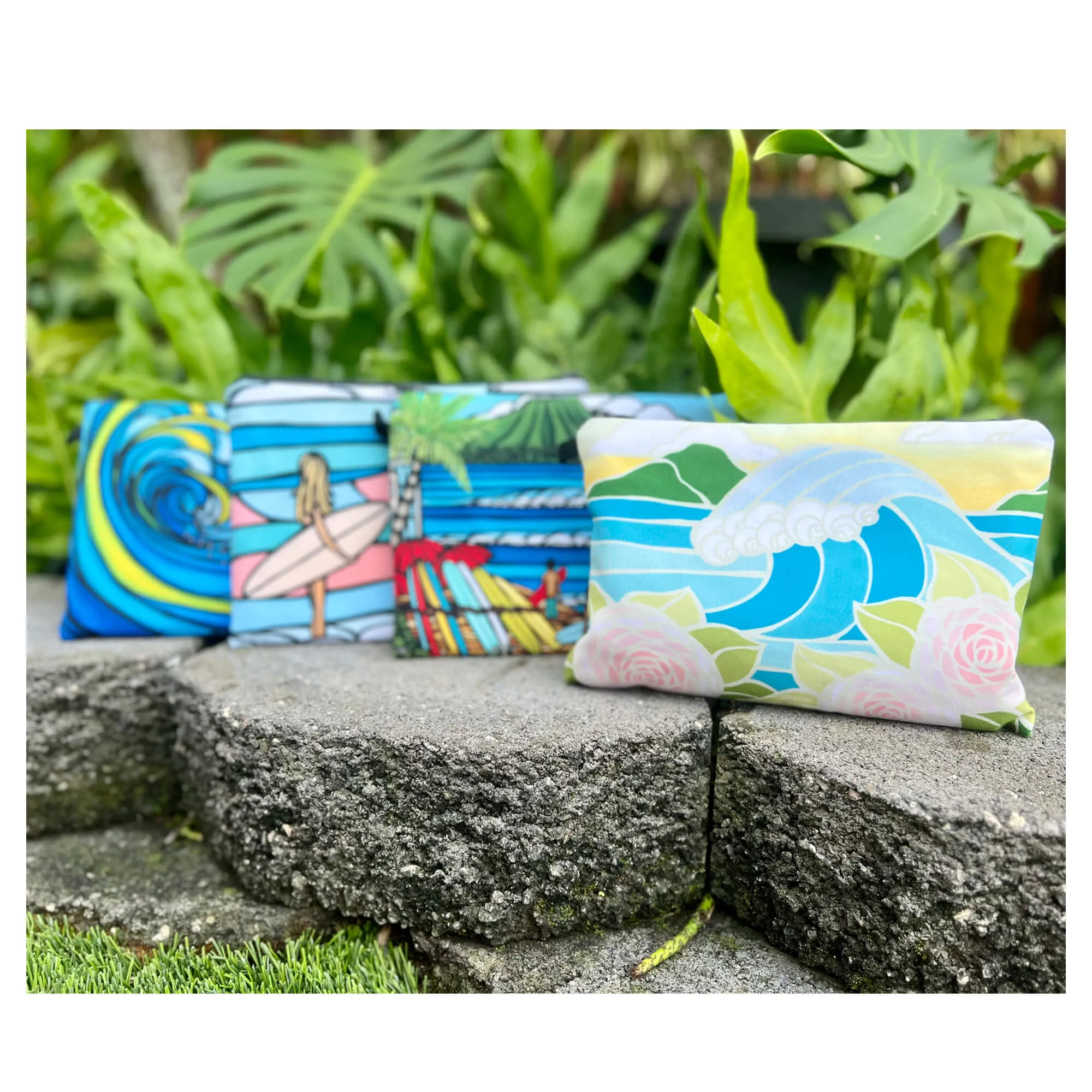 Candy Surf Beach Clutch