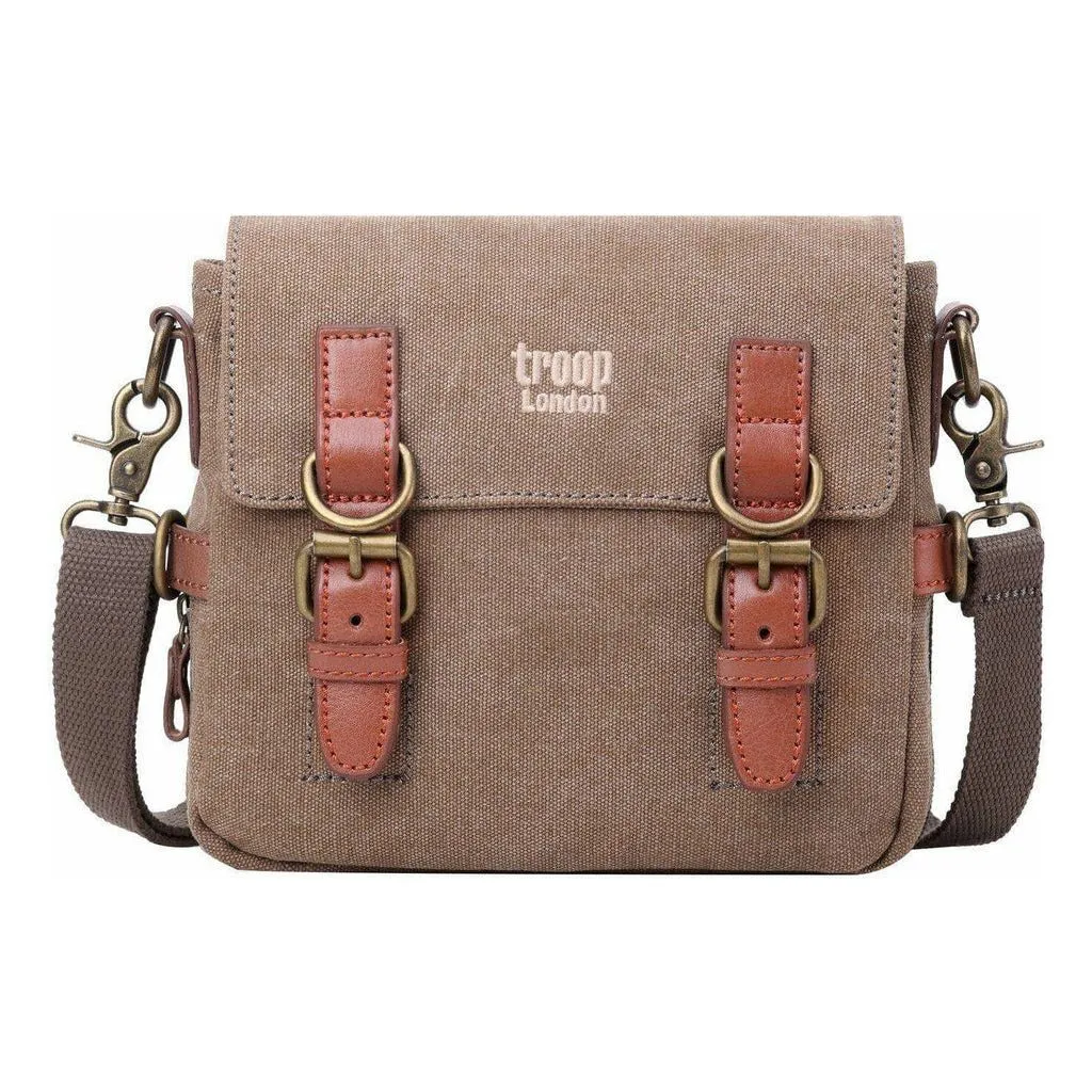 Canvas Across Body Bag - Troop London Classic - Small Travel Bag