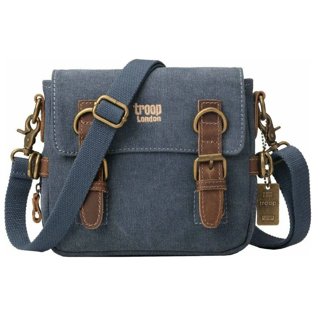 Canvas Across Body Bag - Troop London Classic - Small Travel Bag