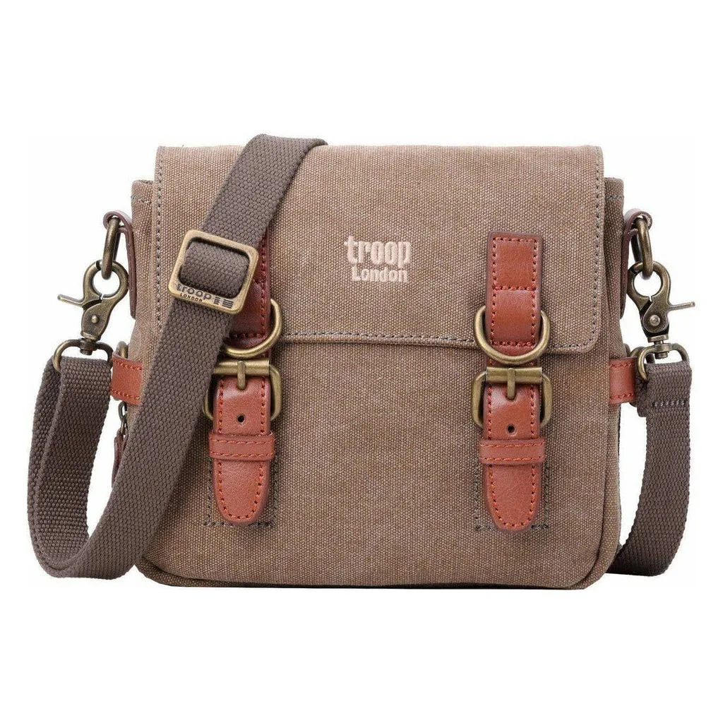 Canvas Across Body Bag - Troop London Classic - Small Travel Bag