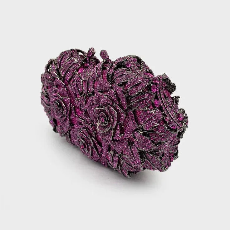 Cecilia Rose Clutch Bag - Purple