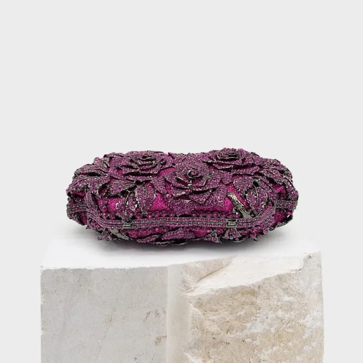 Cecilia Rose Clutch Bag - Purple