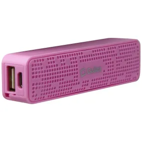 Cellet 2,000mAh Ready to Use USB Power Bank with Micro-USB Cable - Pink