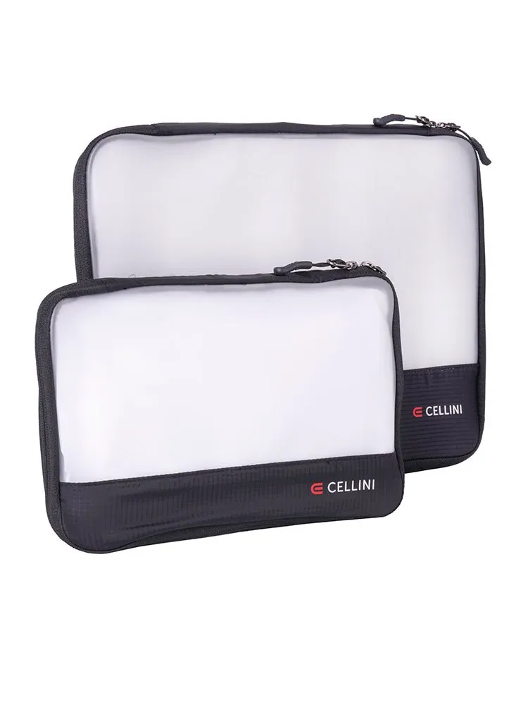 Cellini 2 Pack Packing Cubes; Large and Medium | Black