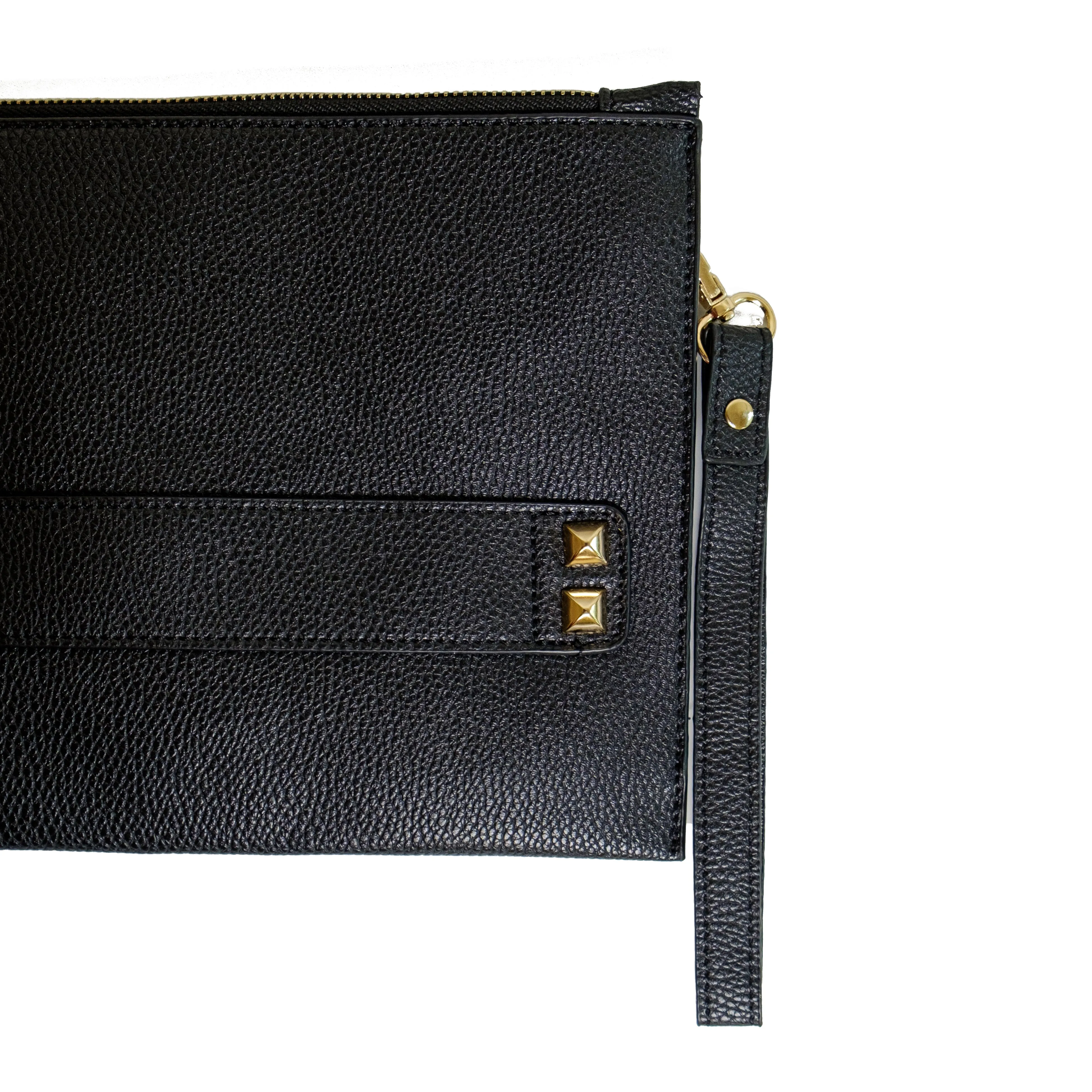 Chokore Vegan Leather Envelope Clutch (Black)