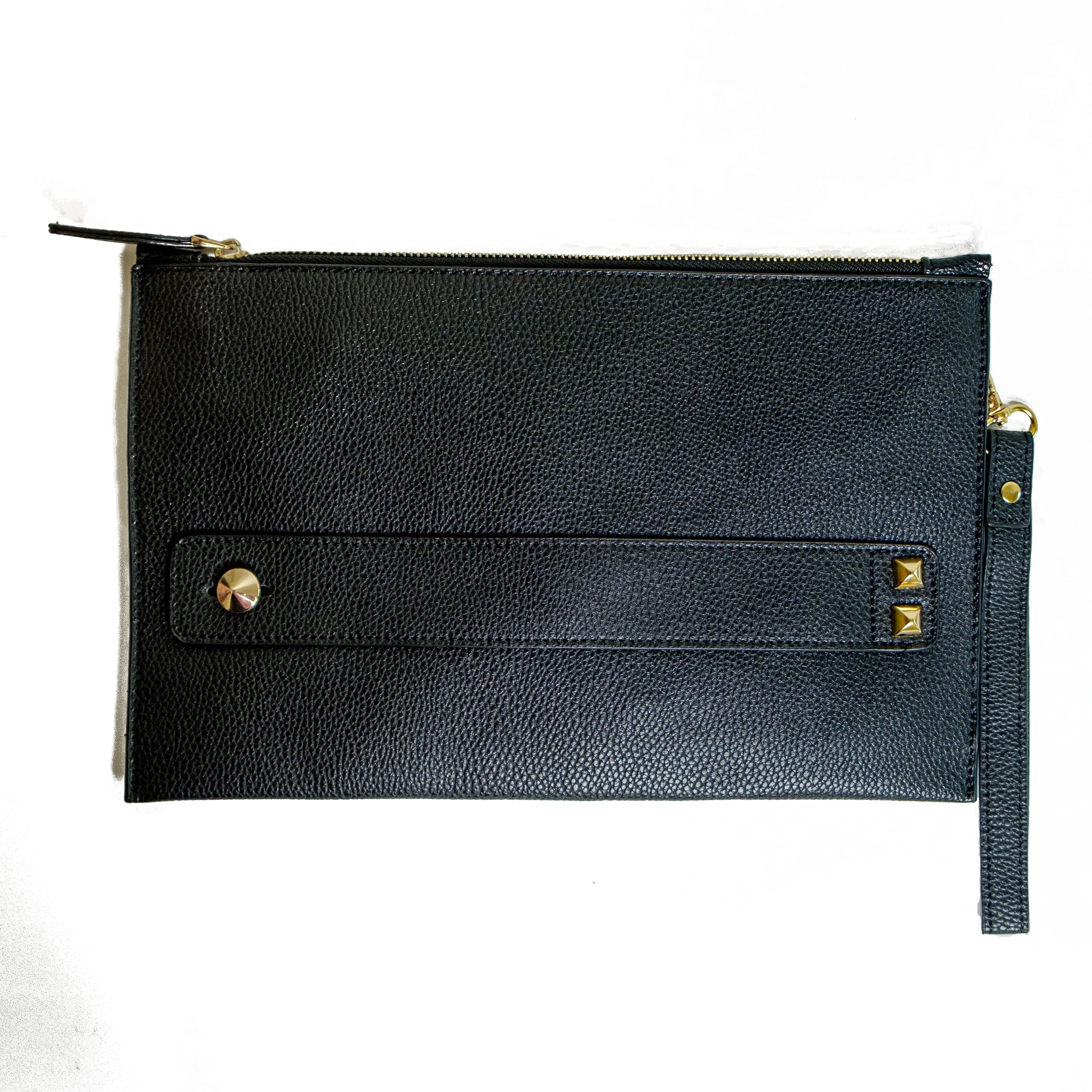 Chokore Vegan Leather Envelope Clutch (Black)