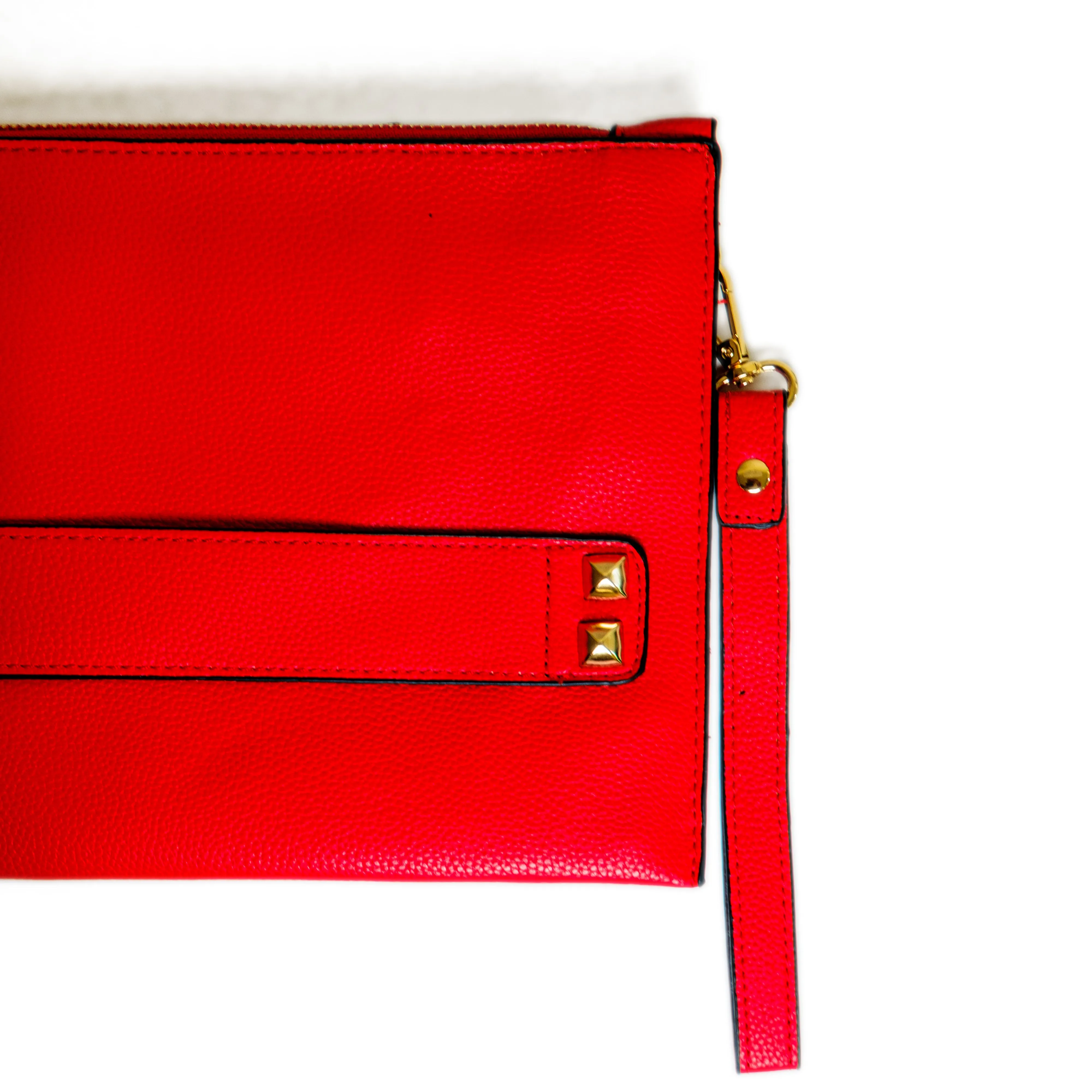 Chokore Vegan Leather Envelope Clutch (Red)