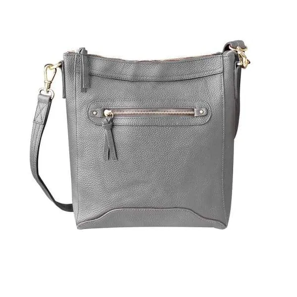 Classic Everyday Leather Crossbody Purse