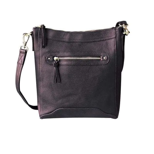 Classic Everyday Leather Crossbody Purse