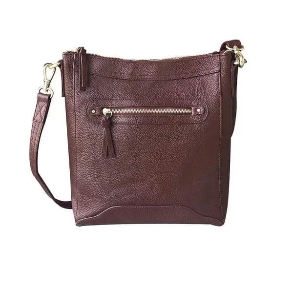 Classic Everyday Leather Crossbody Purse