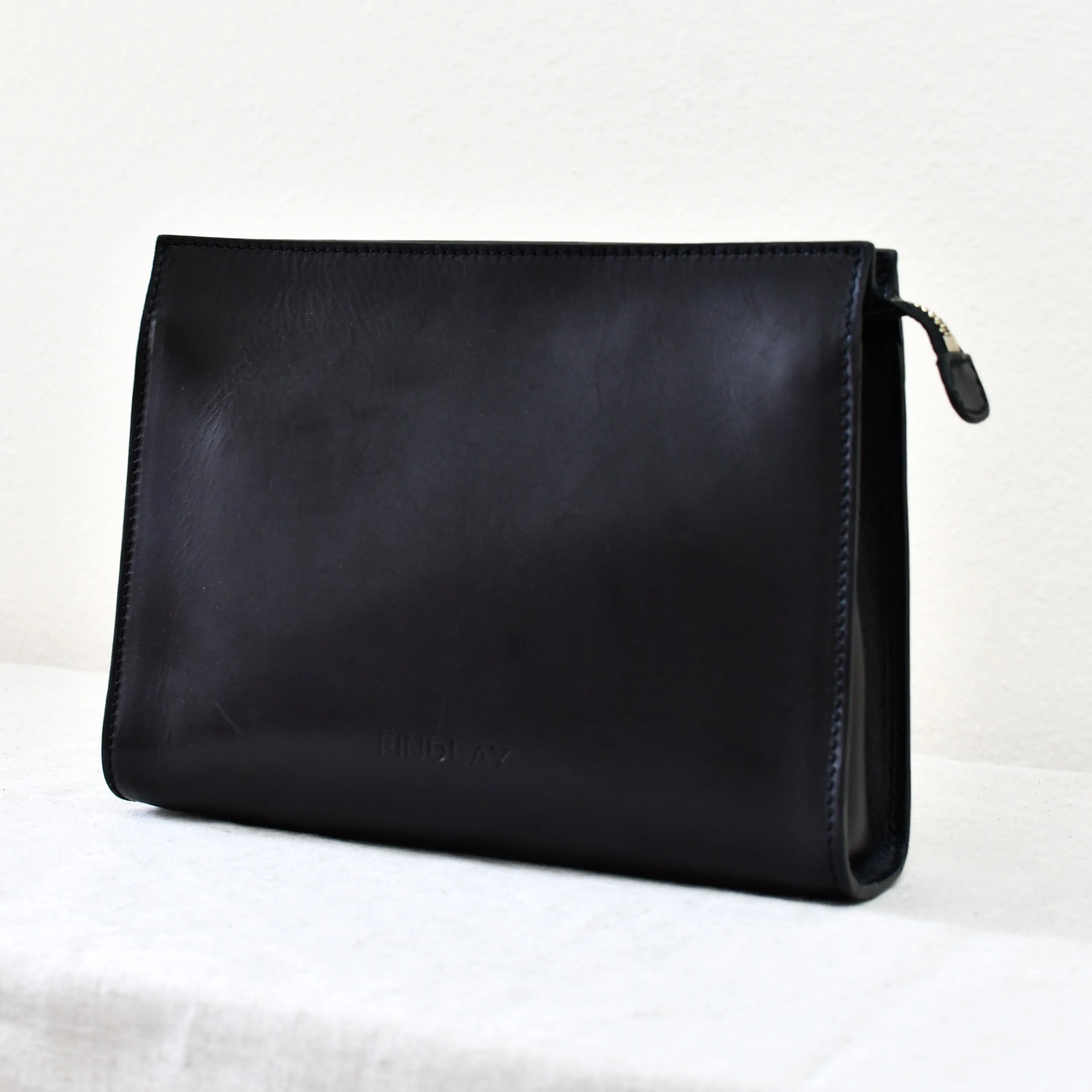 Combo Clutch Crossbody, Matte Black- "Caroline"