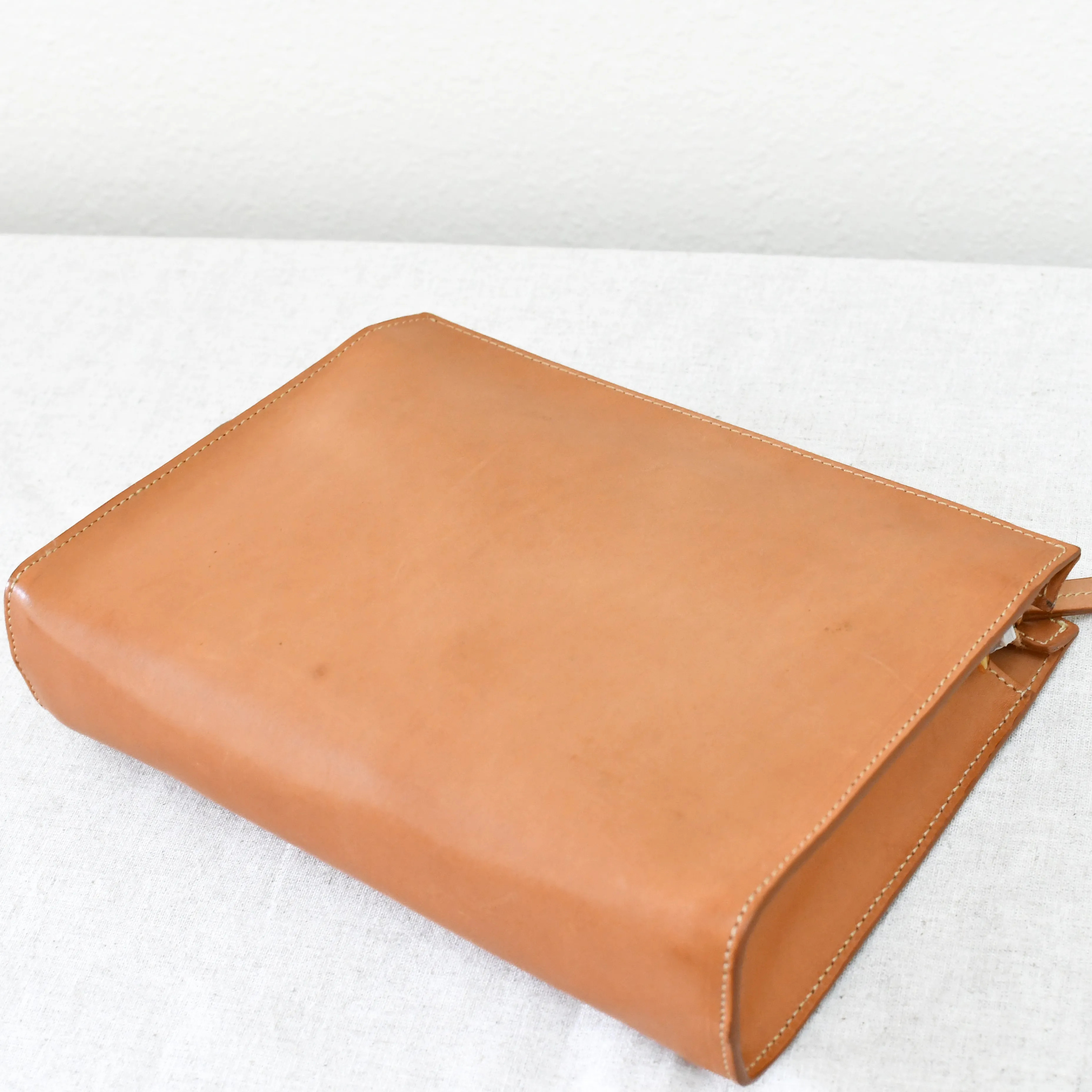 Combo Clutch Crossbody, Natural- "Trista"