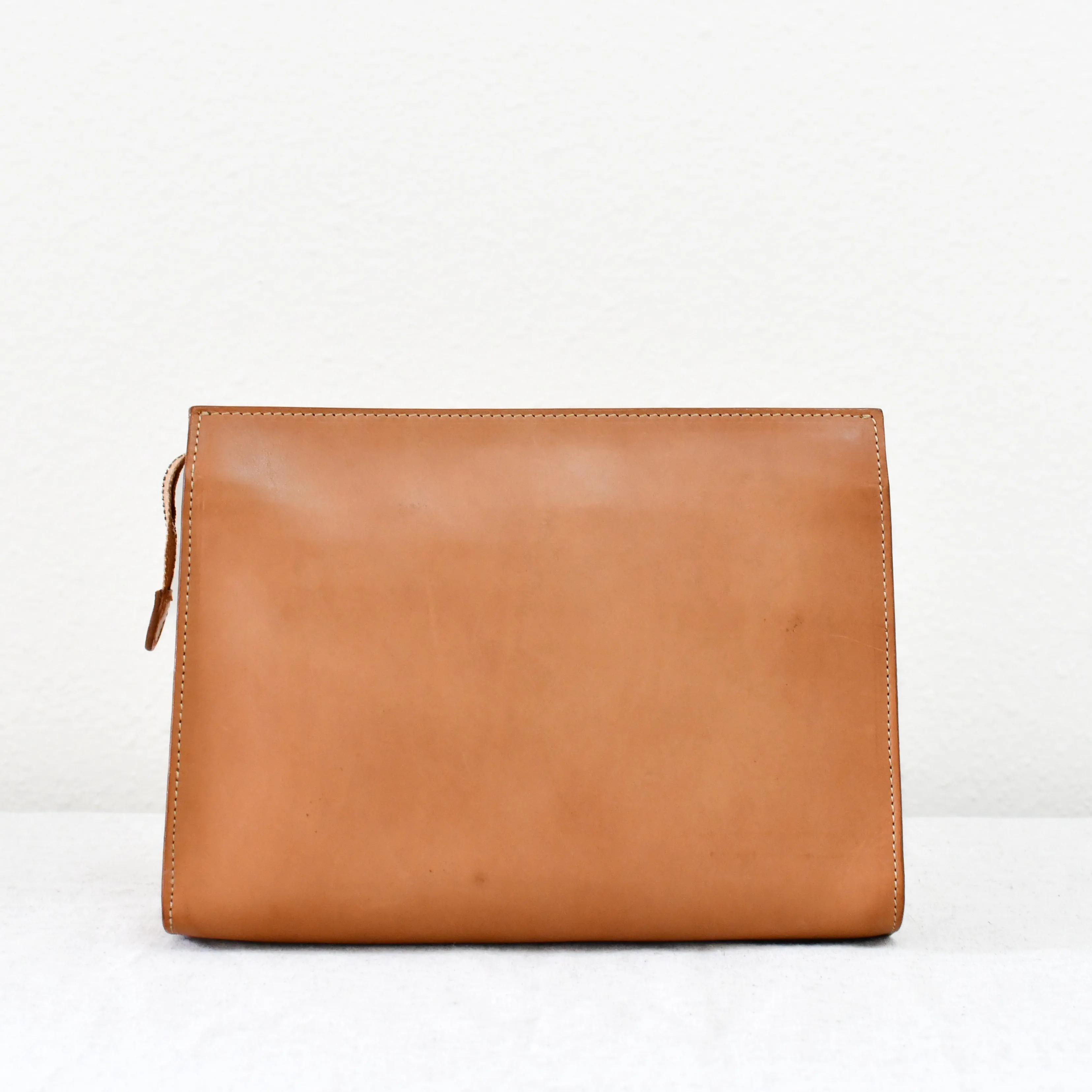 Combo Clutch Crossbody, Natural- "Trista"