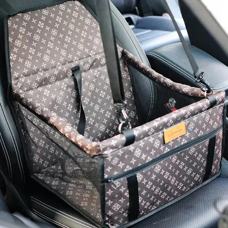 Compact Double-Layer Waterproof Dog Car Seat Bag