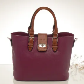 Cosmopolitan Tote/Clutch - Wine