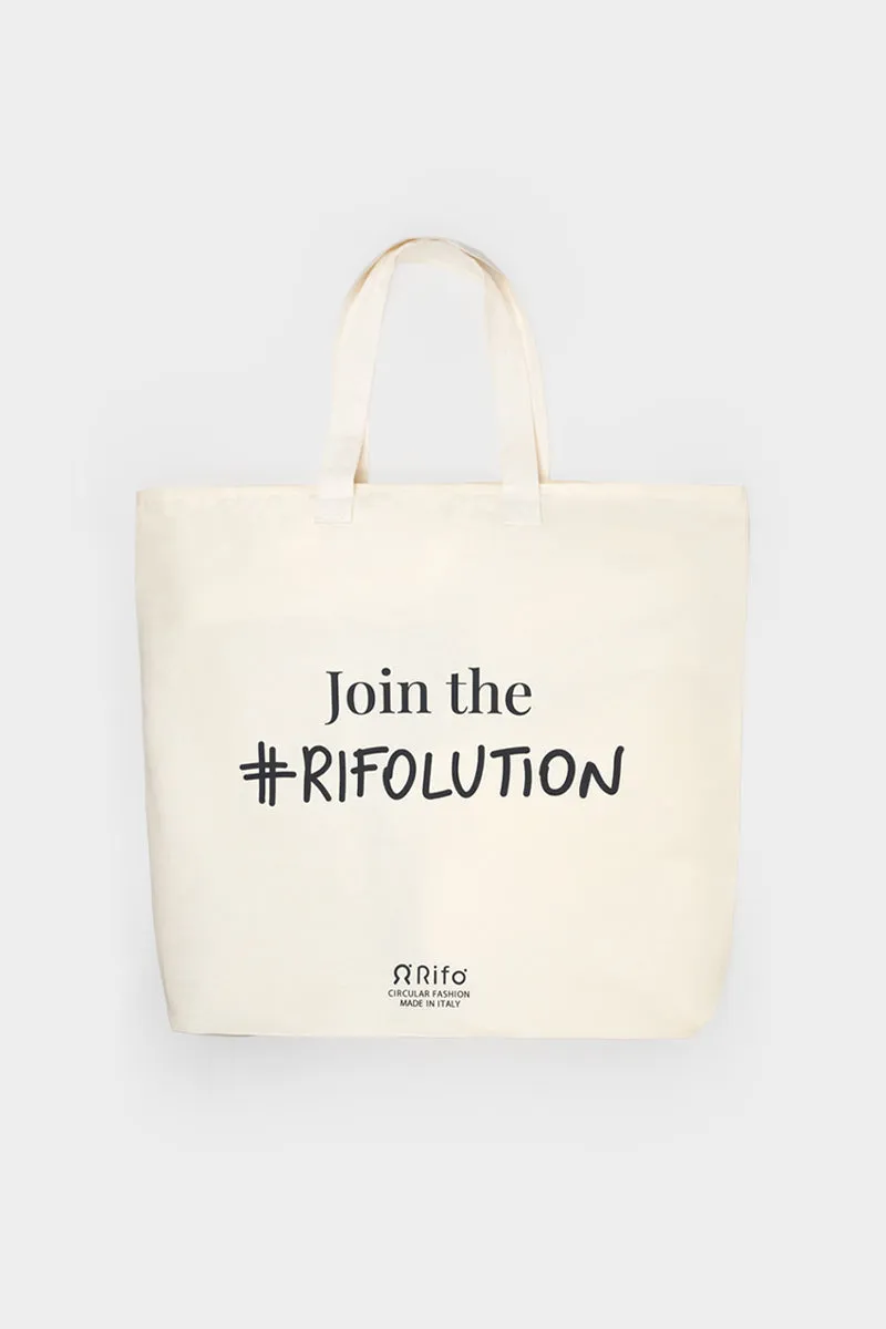 Cotton and Linen Rifò Tote Bag