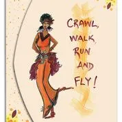 Crawl, Walk, Run and Fly Purse Pal