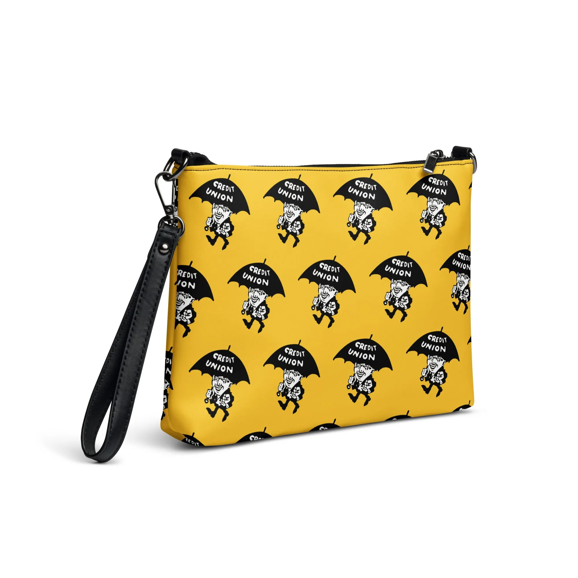 Credit Union Umbrella Man Crossbody Bag