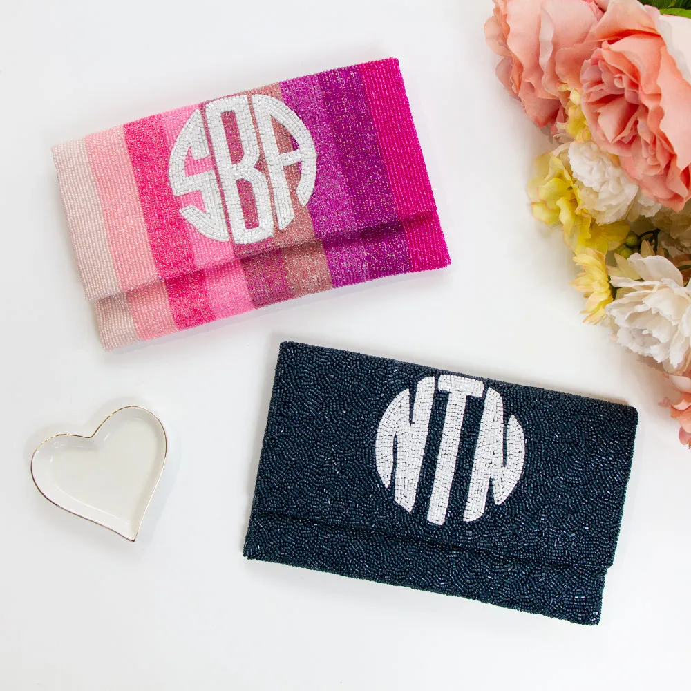 Custom Monogram Clutch Purse (LHFC)