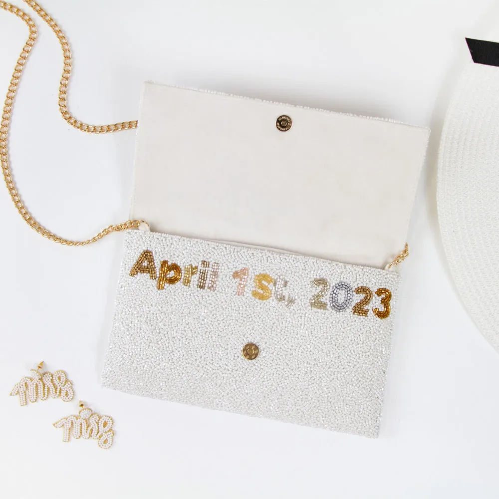 Customized Mrs Bridal Clutch Bag (LHFC)