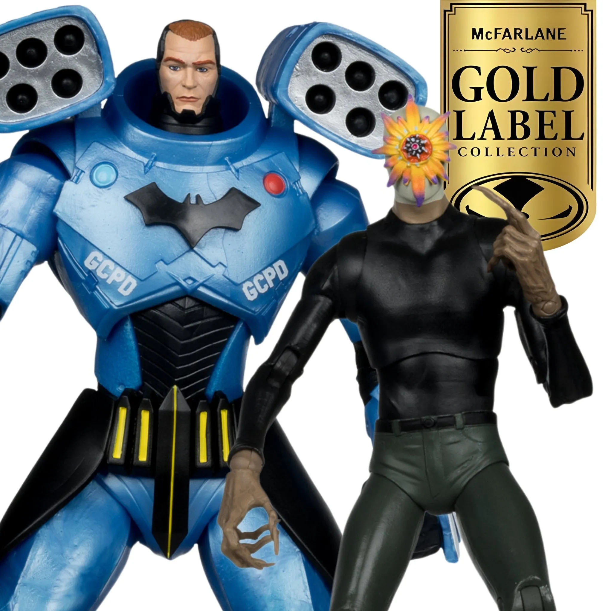 DC Multiverse Exclusive Gold Label Rookie & Mister Bloom Mega Fig