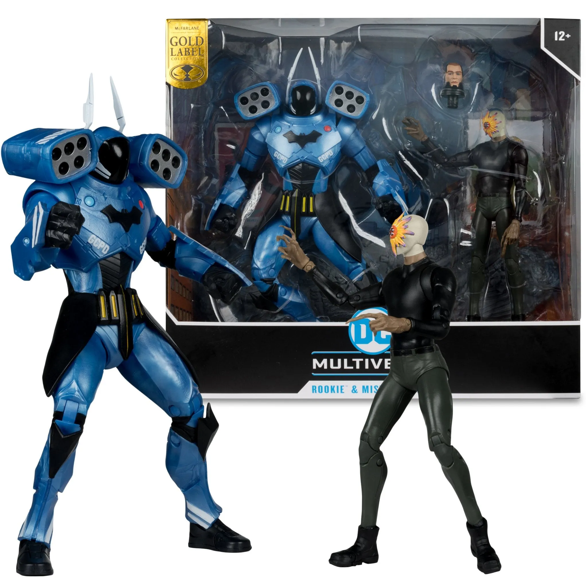 DC Multiverse Exclusive Gold Label Rookie & Mister Bloom Mega Fig