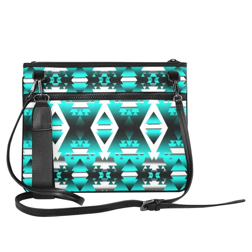 Deep Lake Winter Camp Slim Clutch Bag