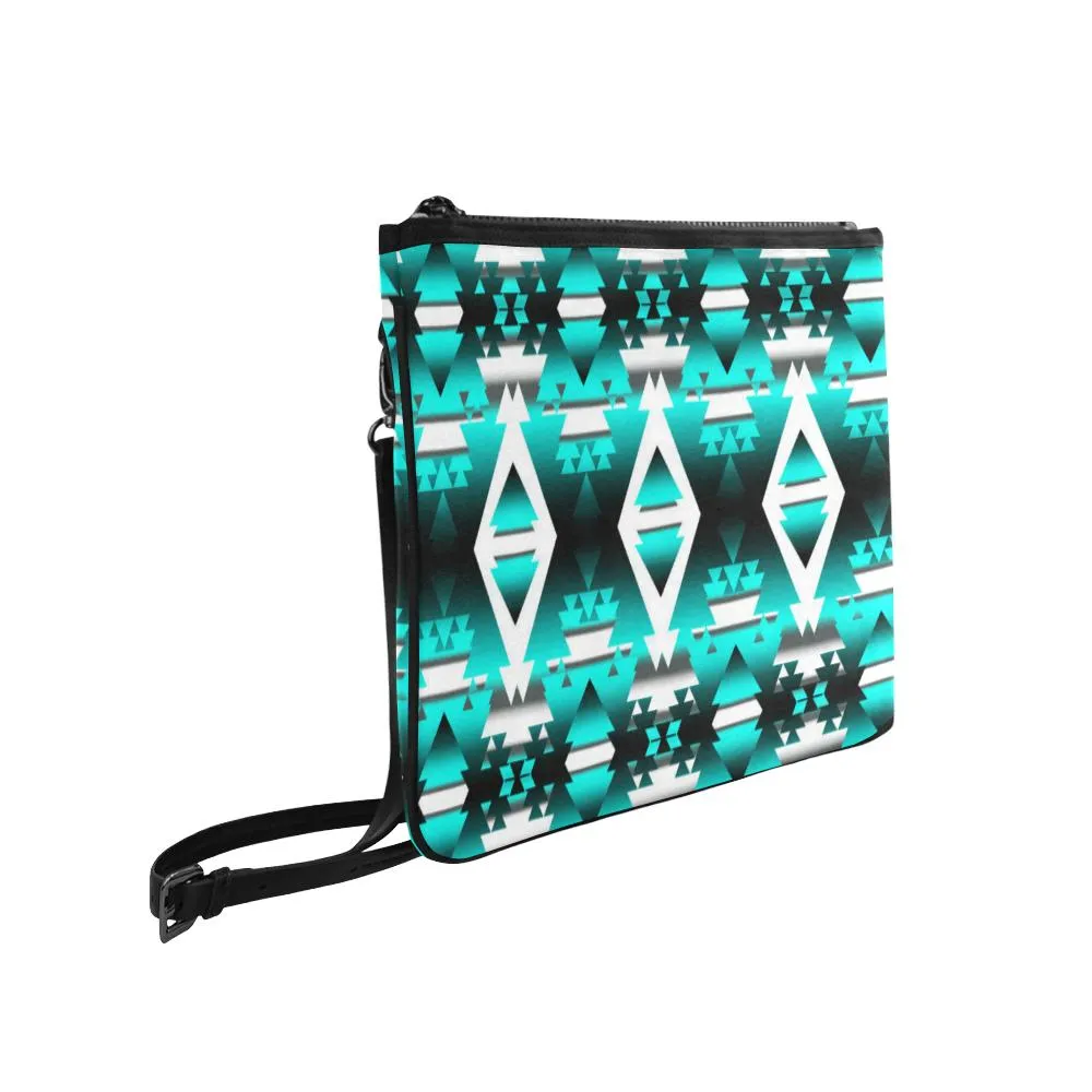 Deep Lake Winter Camp Slim Clutch Bag