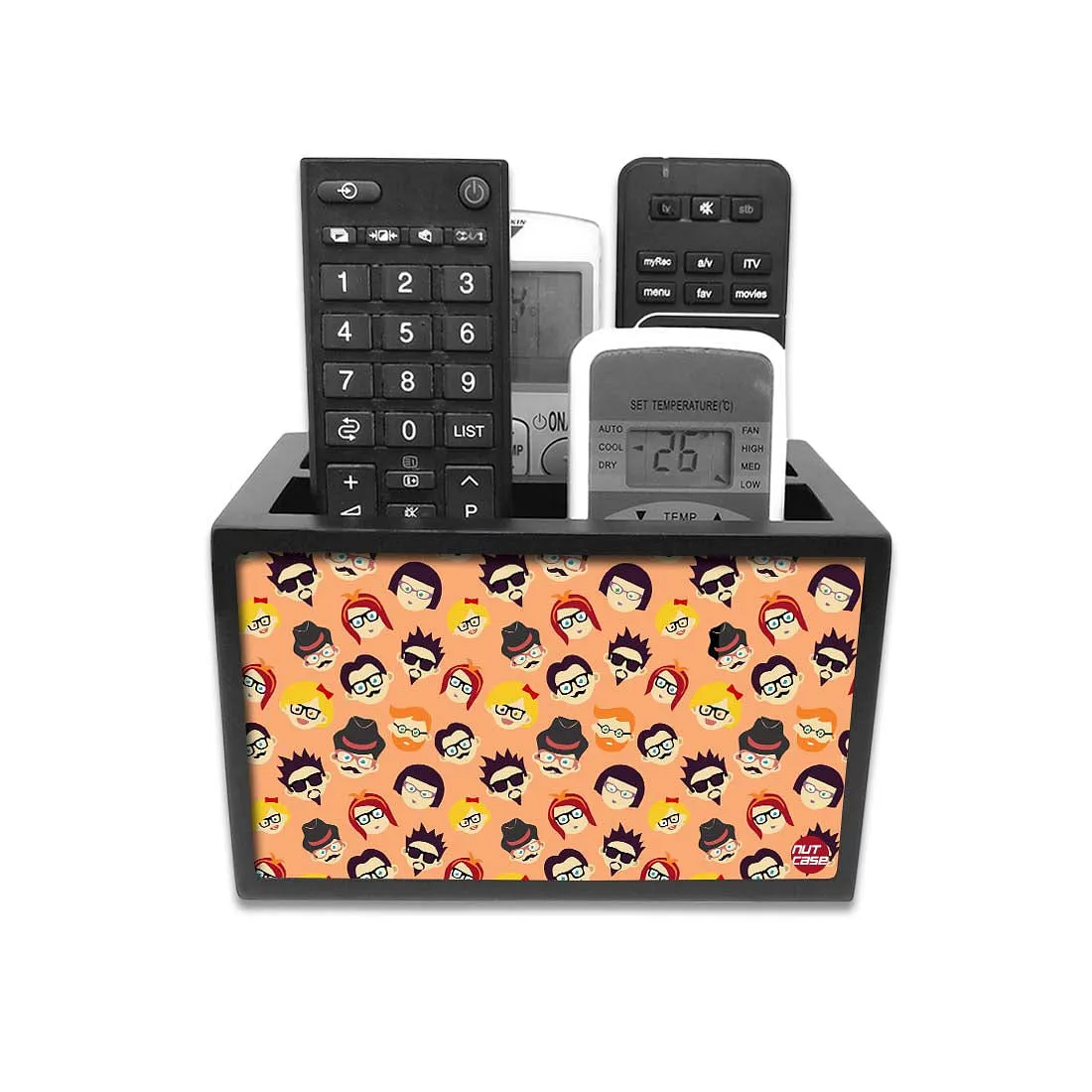 Designer Tv Remote Control Organizer For TV / AC Remotes -  Hipster Peoples