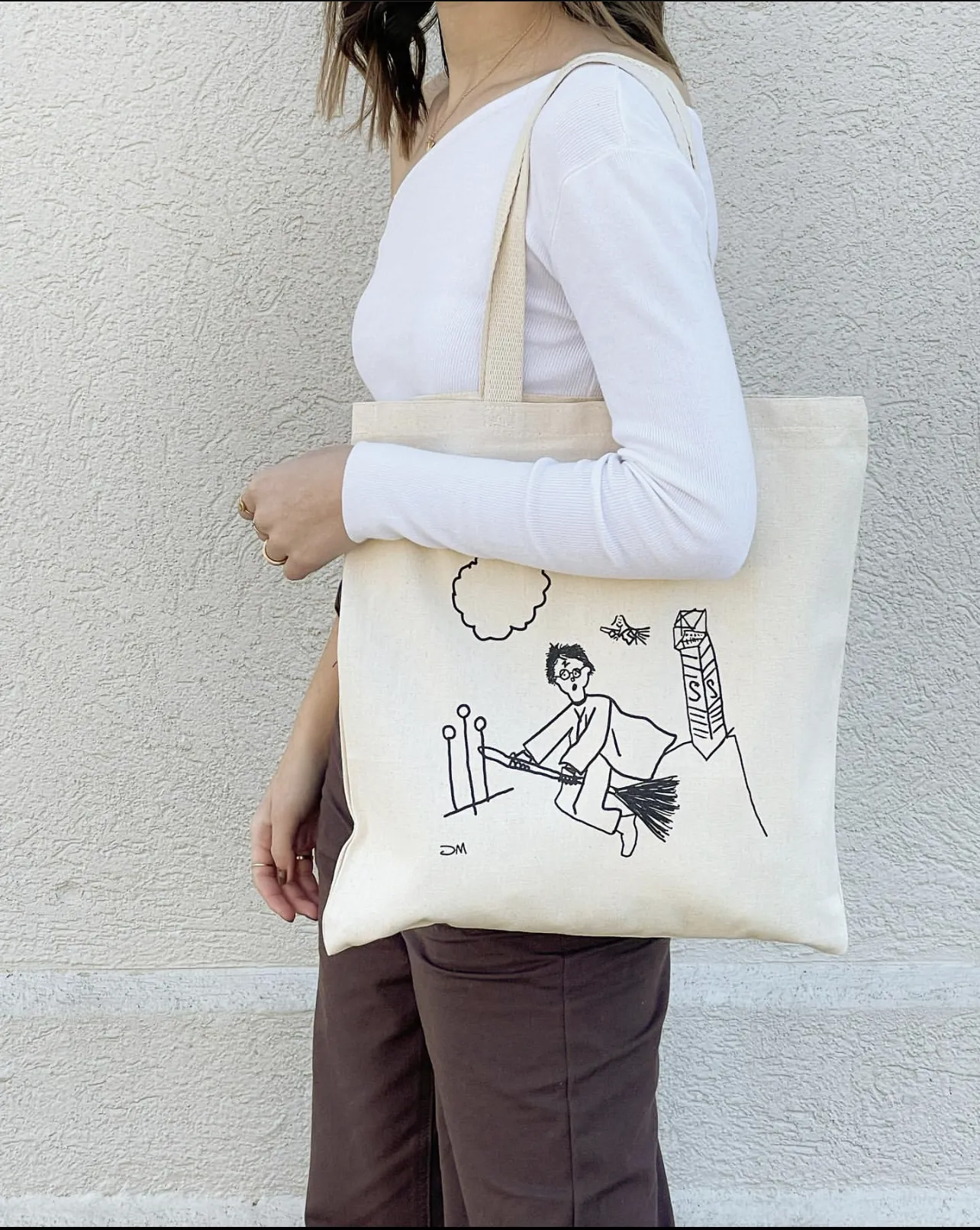 Draco's Drawing Double Side - Tote / Natural