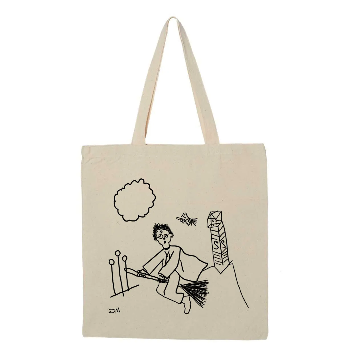 Draco's Drawing Double Side - Tote / Natural