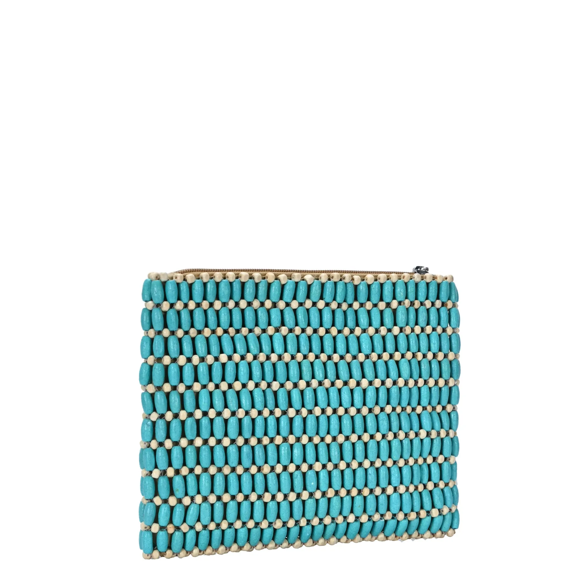 Elara Wooden Bead Clutch