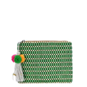 Elara Wooden Bead Clutch