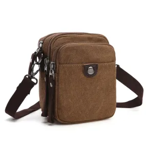 Fashionable Mobile Utility Phone Bag - Brown