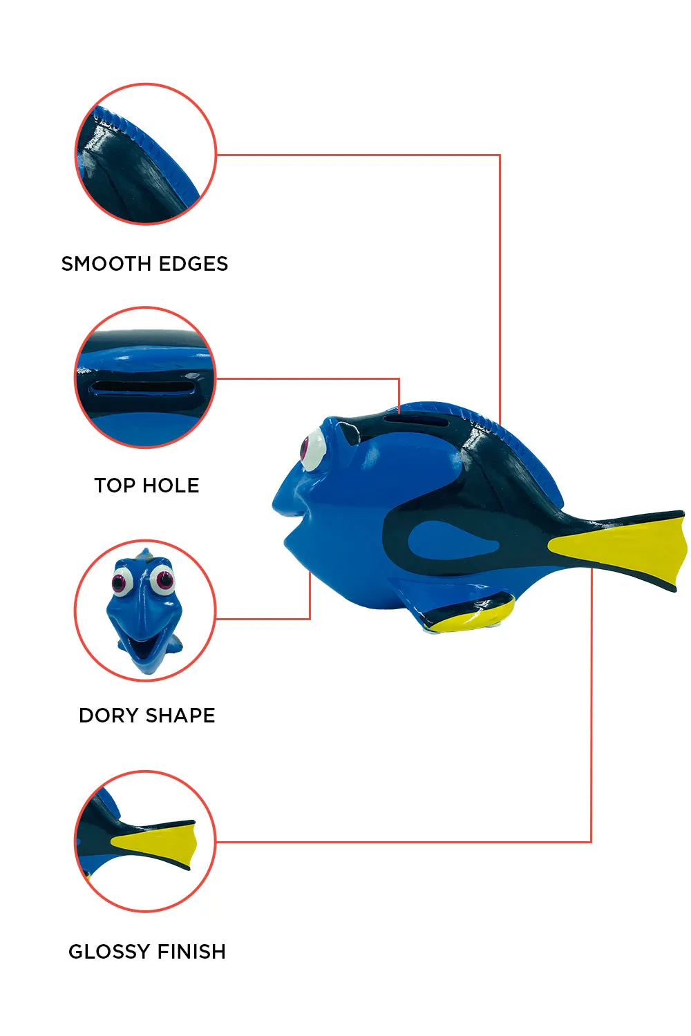 Finding Dory 3D Dory Money Bank