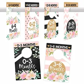 Floral Baby Closet Dividers