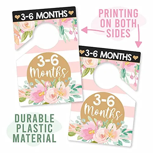 Floral Baby Closet Dividers