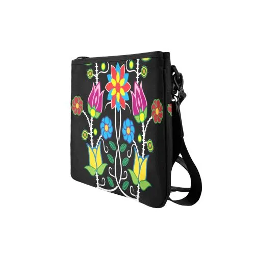 Floral Beadwork-04 Slim Clutch Bag