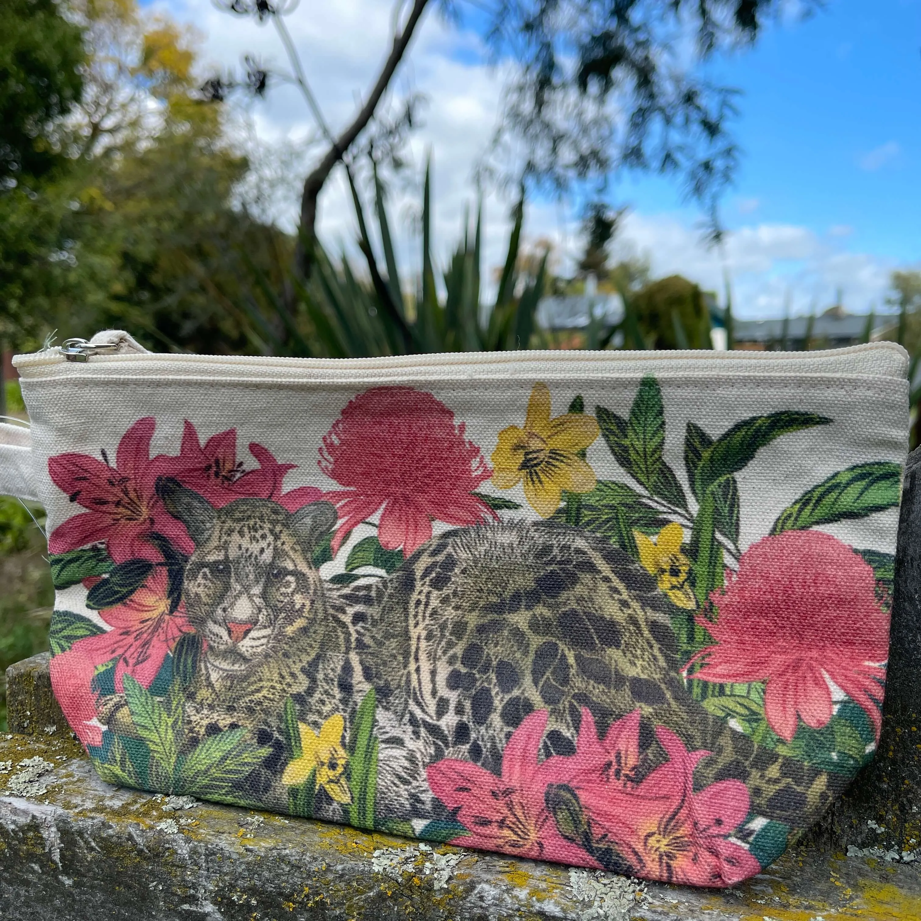 FLOX - Cotton Clutch - Leopard