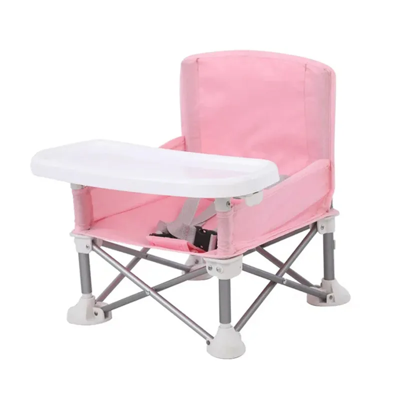 Foldable Camping and Dining Chair Outdoor Booster Seat for Toddlers