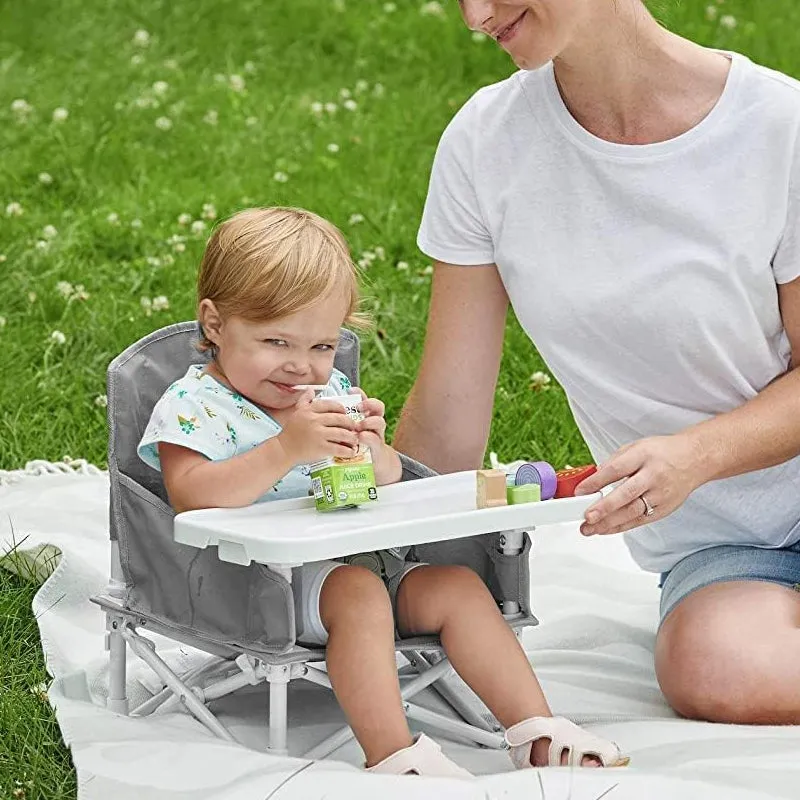 Foldable Camping and Dining Chair Outdoor Booster Seat for Toddlers