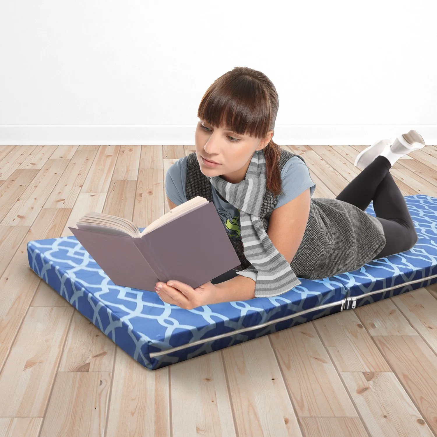 Foldable Foam Mattress in Assorted Prints