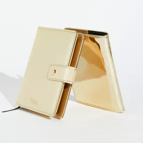 Free Mini Notebook Metallic Gold