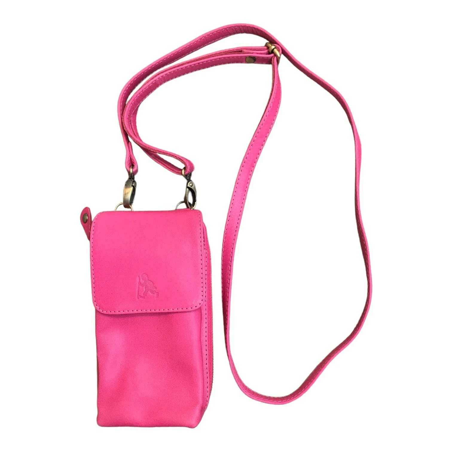 Fuchsia Crossbody Phone Bag