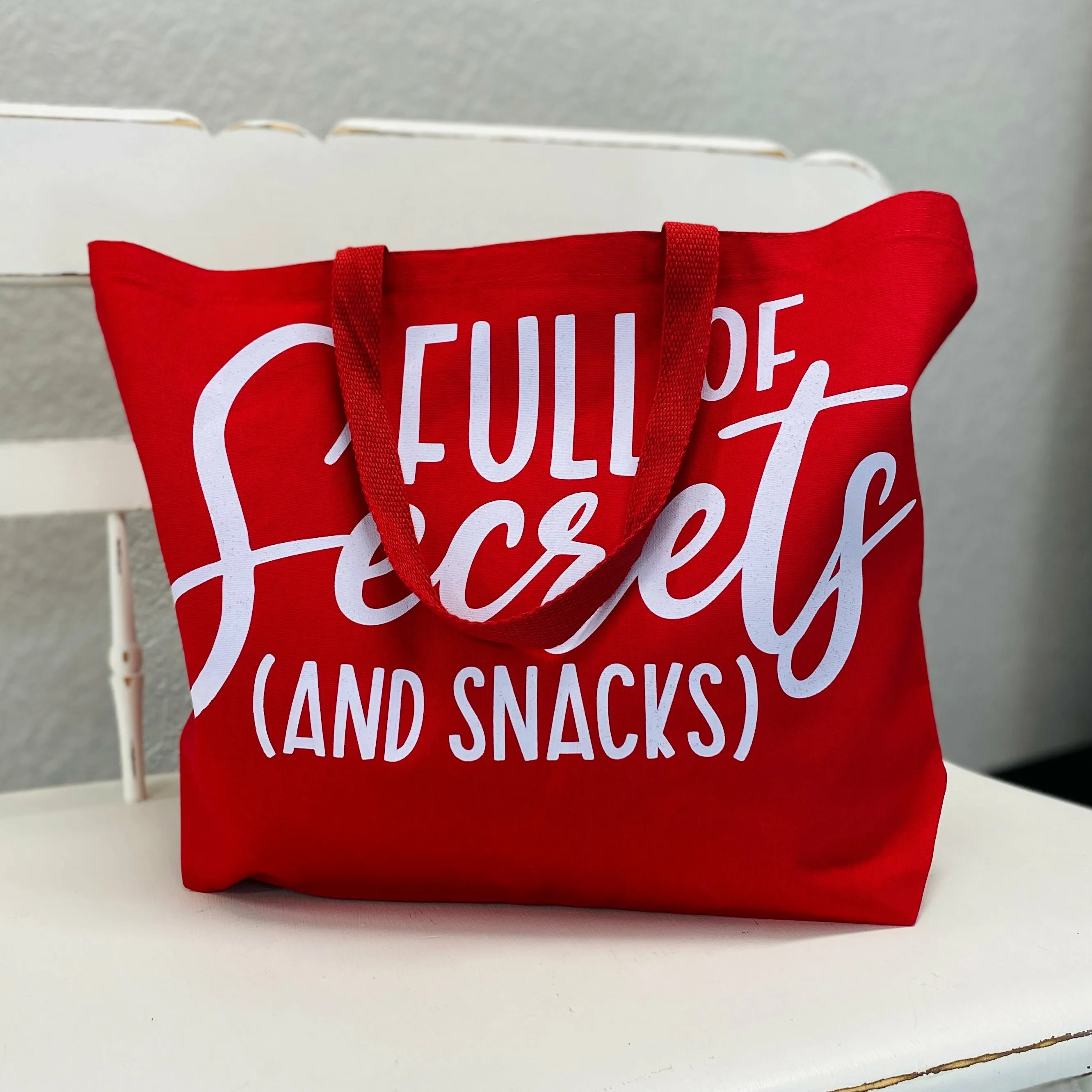 Full Of Secrets Red Bag