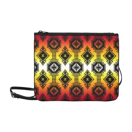 Gathering Fire Slim Clutch Bag