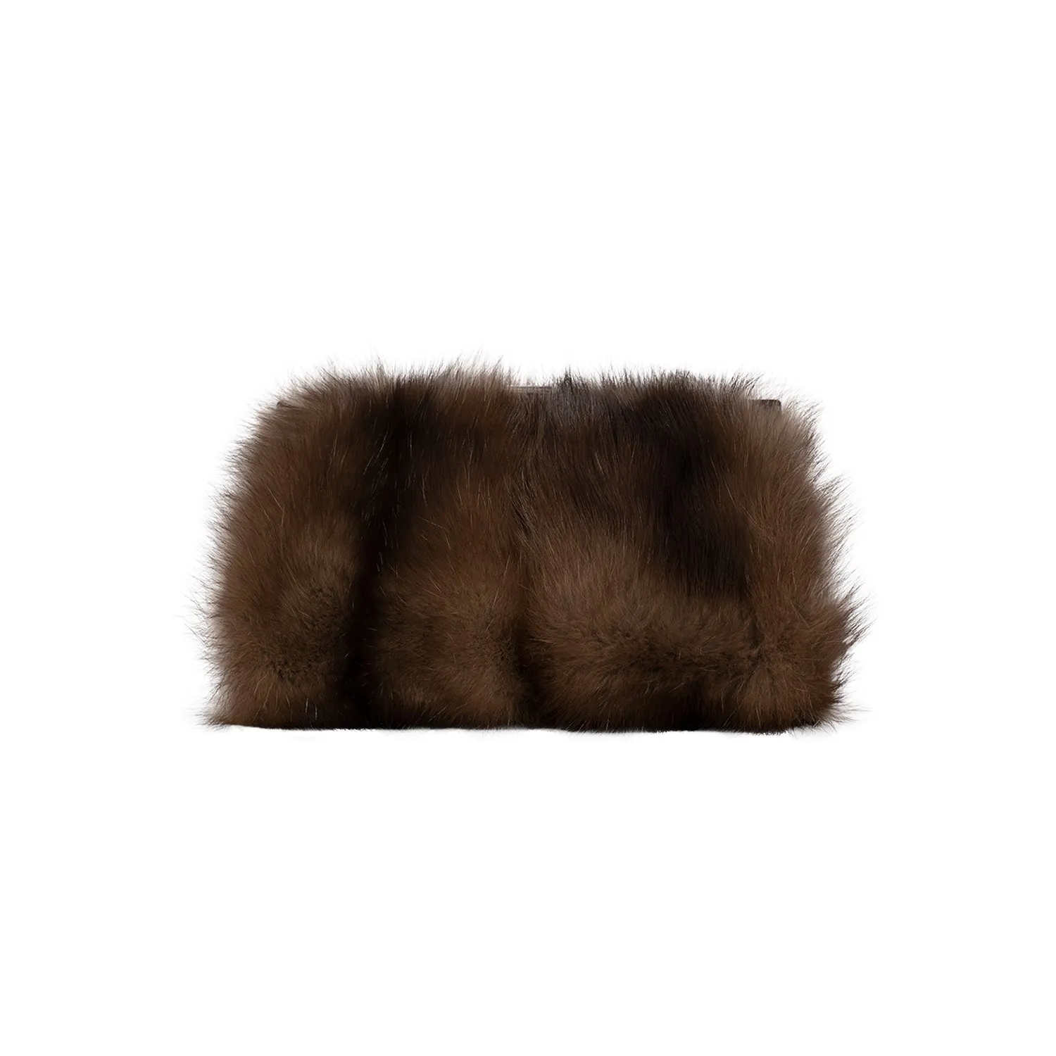 Gianfranco Ferré Fur Clutch  - '80s